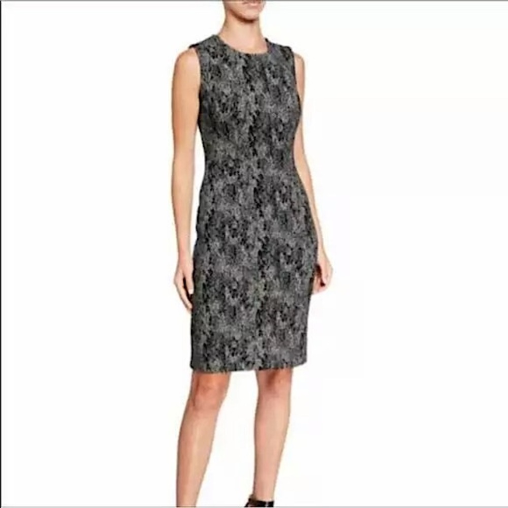 Kobi Halperin Tweed Sleeveless Sheath Dress